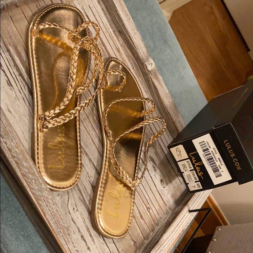 Braided sandals